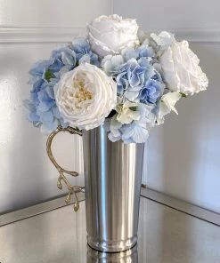 Inspire Me! Home Decor Floral Stems Real-Touch Hydrangea Stem (4 Colors)