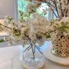 Inspire Me! Home Decor Clear Glass Stem Vase