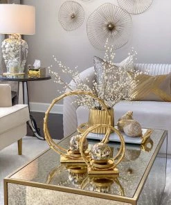 Inspire Me! Home Decor Circular Gold Metal Candle Holder (2 Sizes) 10 Inspire Me! Home Decor Circular Gold Metal Candle Holder (2 Sizes)