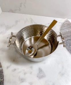 Inspire Me! Home Decor Dip Bowl With Twisted Handles KITCHEN