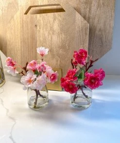 Inspire Me! Home Decor Small Cherry Blossom In Glass Jar (3 Colors) 9 Inspire Me! Home Decor Small Cherry Blossom In Glass Jar (3 Colors)