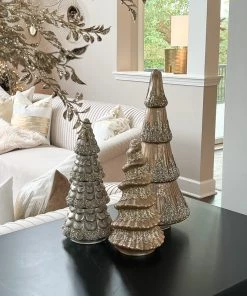 Inspire Me! Home Decor Silver Mercury Tree Gold