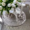 Inspire Me! Home Decor Silver Metal Textured Organic Shape Tray 1 Inspire Me! Home Decor Silver Metal Textured Organic Shape Tray