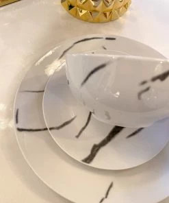 Inspire Me! Home Decor Black And White 12 Piece Dining Set