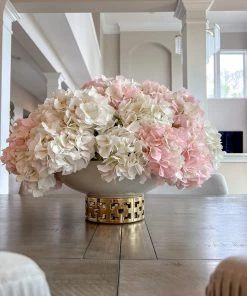 Inspire Me! Home Decor Floral Stems Real-Touch Hydrangea Stem (4 Colors)