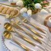 Inspire Me! Home Decor Matte Gold Flatware Set (4 Place Settings)