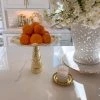 Inspire Me! Home Decor Gold Detailed Pedestal Cake Stand