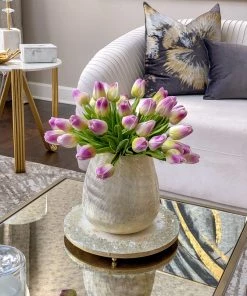 Inspire Me! Home Decor Round White Resin Tray/Trivet 16 Inspire Me! Home Decor Round White Resin Tray/Trivet