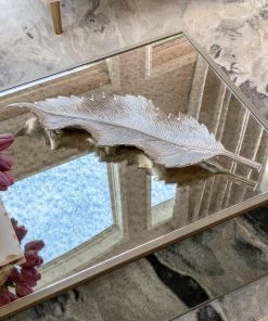 Inspire Me! Home Decor Long Skinny Feather Tray (2 Colors)