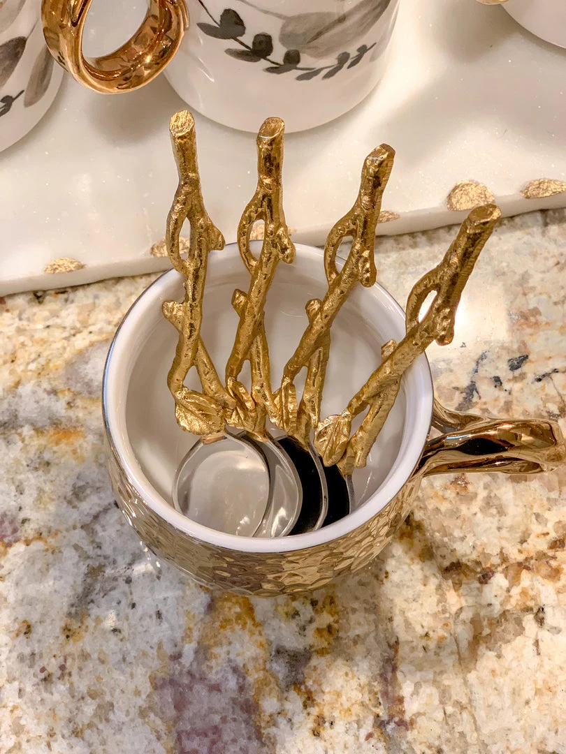 Inspire Me! Home Decor Golden Vine Spoons 3 Inspire Me! Home Decor Golden Vine Spoons