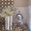 Inspire Me! Home Decor Jars Oversized Silver Hammered Lid Apothecary Jar