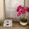 Inspire Me! Home Decor Silver Shimmer Wall Art