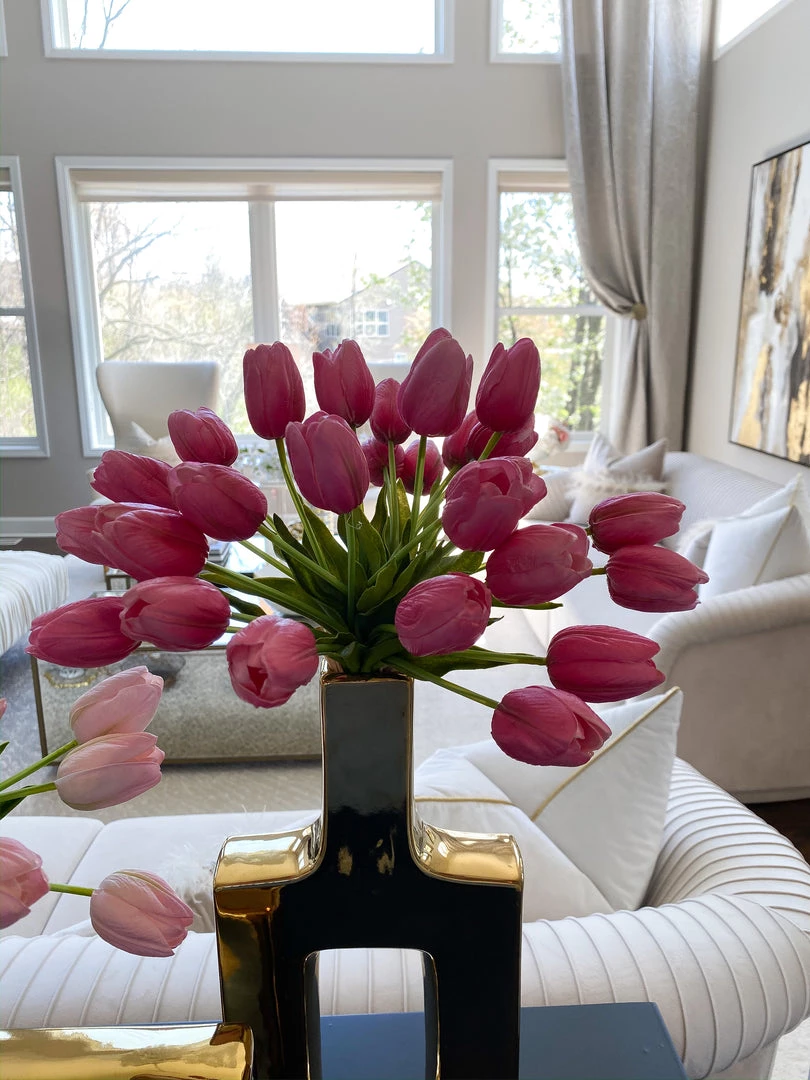 Inspire Me! Home Decor Real-Touch Tulip Bundle (3 Colors) 13 Inspire Me! Home Decor Real-Touch Tulip Bundle (3 Colors)