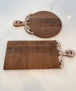 Inspire Me! Home Decor Mango Wood Scroll Handle Serving Trays (2 Styles) 9 Inspire Me! Home Decor Mango Wood Scroll Handle Serving Trays (2 Styles)
