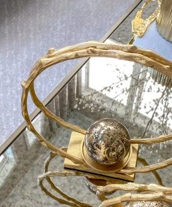 Inspire Me! Home Decor Circular Gold Metal Candle Holder (2 Sizes) 9 Inspire Me! Home Decor Circular Gold Metal Candle Holder (2 Sizes)