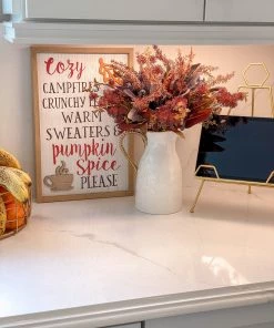 Inspire Me! Home Decor WALL ART & MIRRORS Fall Wall Decor Sign (2 Styles)