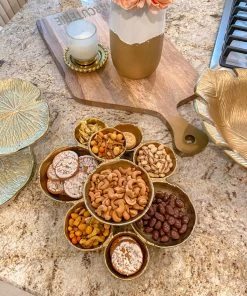 Inspire Me! Home Decor Gold 9 Cluster Bowl