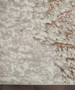 Nourison Metallic Abstract Area Rug Style 2 - Grey/Mocha (4 Sizes) PILLOWS, RUGS, & THROWS 8 Nourison Metallic Abstract Area Rug Style 2 - Grey/Mocha (4 Sizes) PILLOWS, RUGS, & THROWS