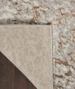 Nourison Metallic Abstract Area Rug Style 2 - Grey/Mocha (4 Sizes) PILLOWS, RUGS, & THROWS 9 Nourison Metallic Abstract Area Rug Style 2 - Grey/Mocha (4 Sizes) PILLOWS, RUGS, & THROWS